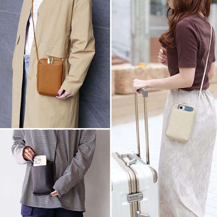 スマホポーチ 本革 レディース | sankyo shokai  | 詳細画像11 