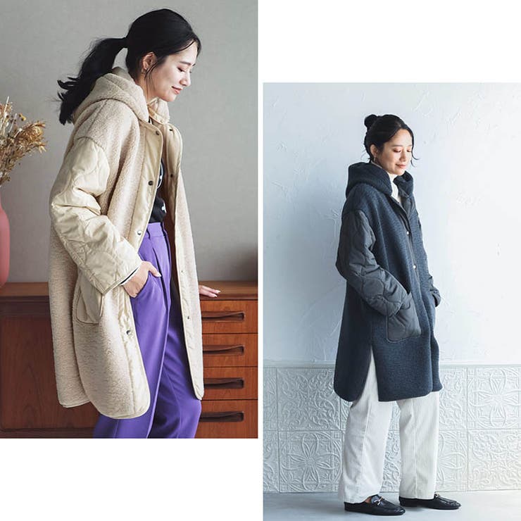 キルト ボア フード付き | sankyo shokai  | 詳細画像8 