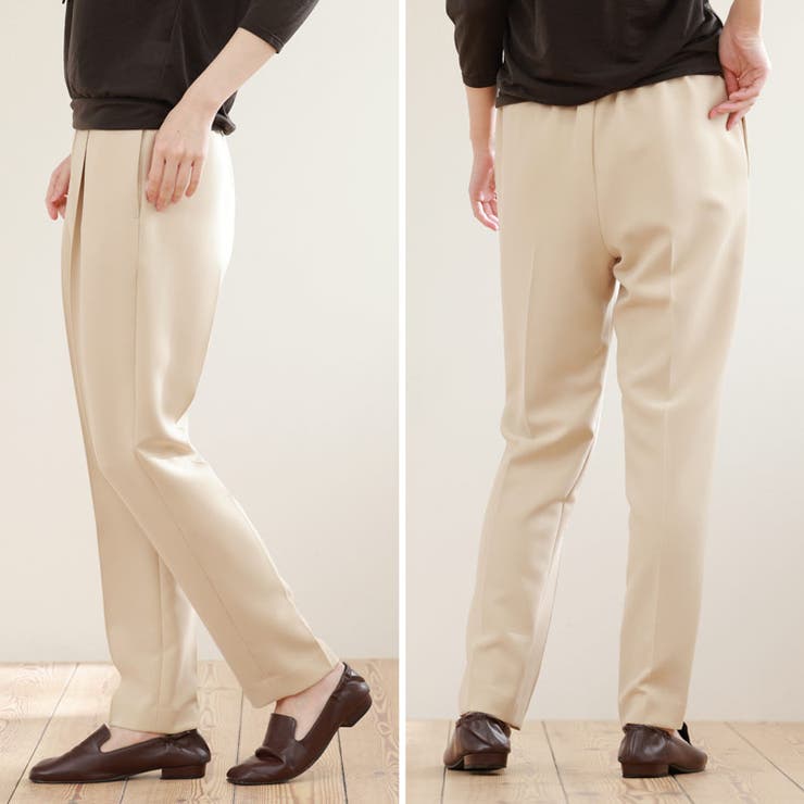 シワになりにくい テーパードパンツ ストレッチ | sankyo shokai  | 詳細画像7 