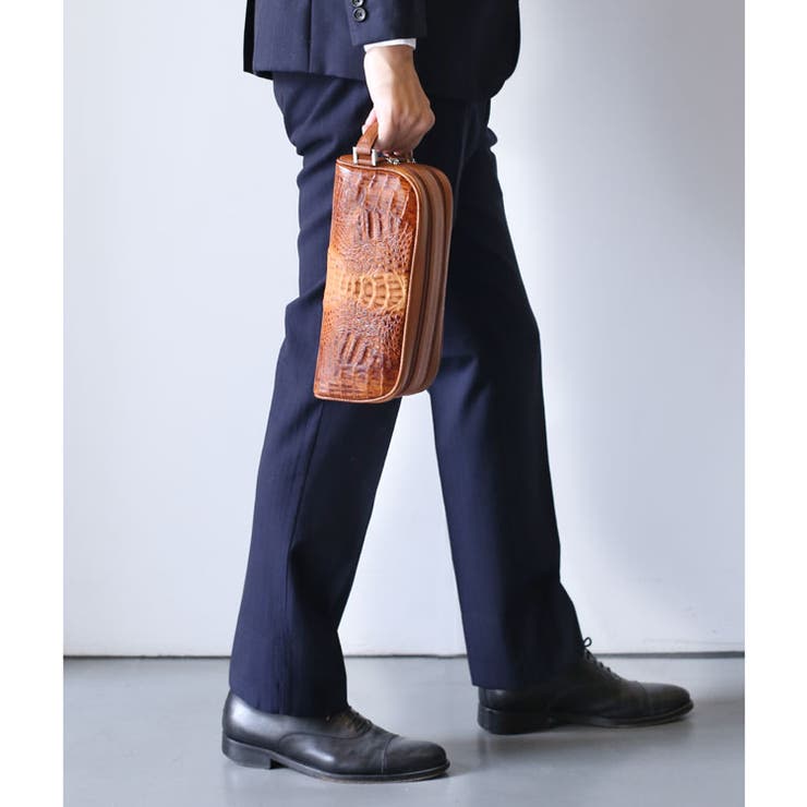 カイマン 牛革 ダブルファスナー | sankyo shokai  | 詳細画像3 