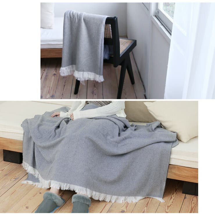 ブランケット カシミヤ100% 230×136cm | sankyo shokai  | 詳細画像2 