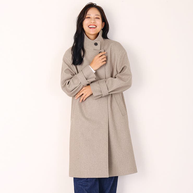 1-293【tokyoSOIR】新品◎Sサイズ ロングコート 冬 綺麗 細見え