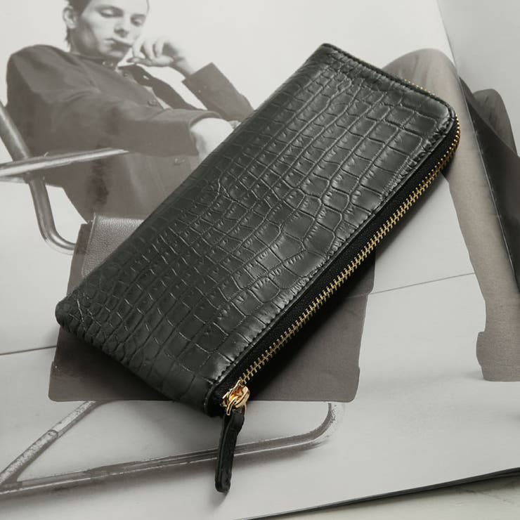 ナイル クロコダイル L字ファスナー | sankyo shokai  | 詳細画像3