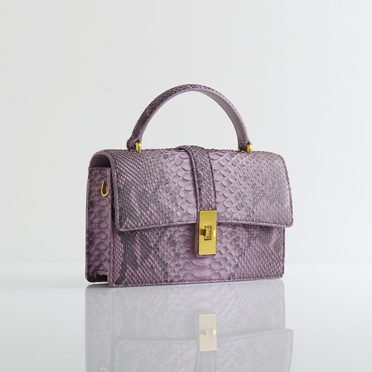 ダイヤモンドパイソン 2way ハンドバッグ | sankyo shokai  | 詳細画像6 