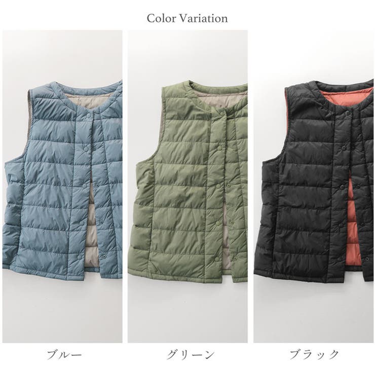 ダウンベスト レディース filomo | sankyo shokai  | 詳細画像13 
