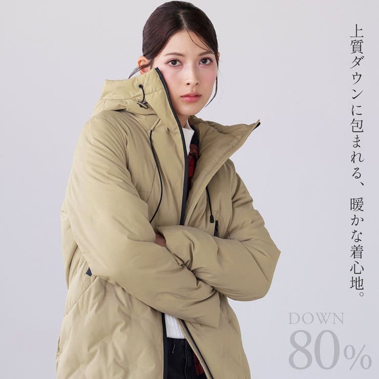 ダウンコート レディース フード付き | sankyo shokai  | 詳細画像5 