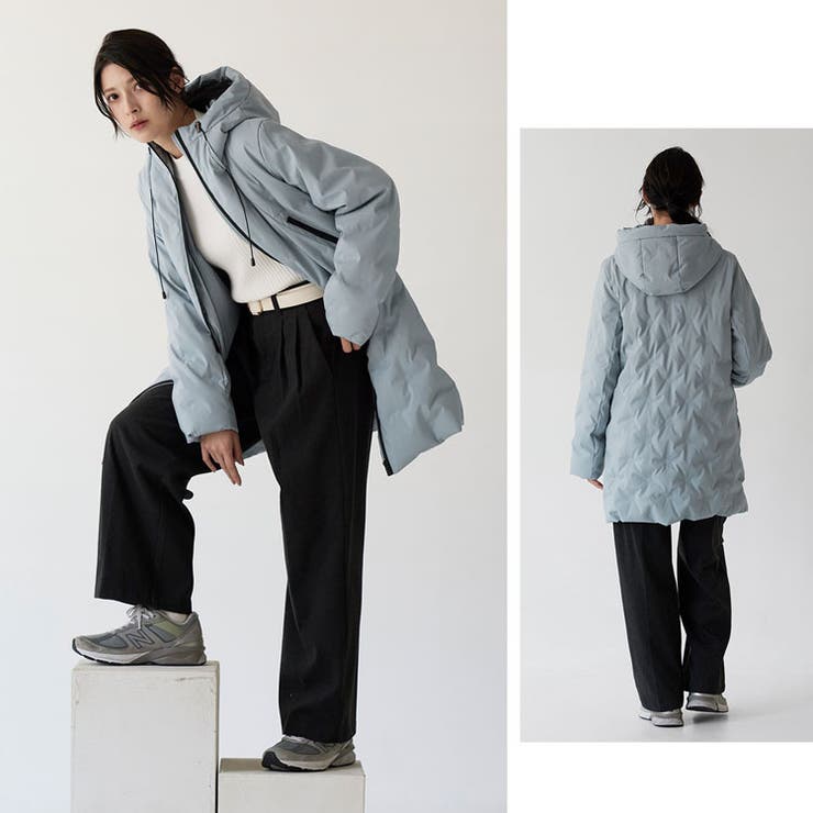 ダウンコート レディース フード付き | sankyo shokai  | 詳細画像8 