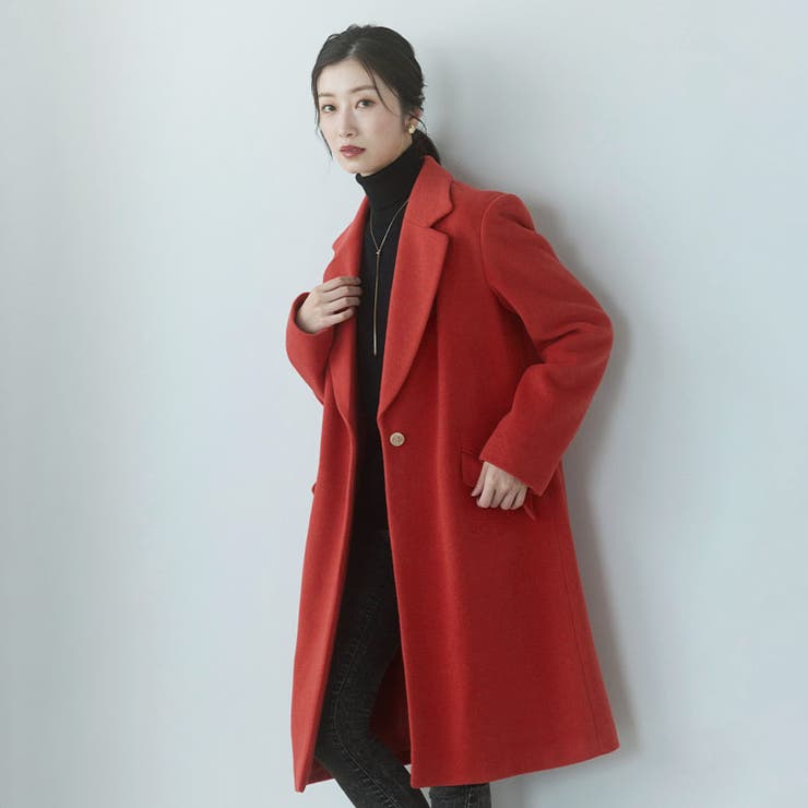 チェスターコート アンゴラ ウール混 | sankyo shokai  | 詳細画像6 