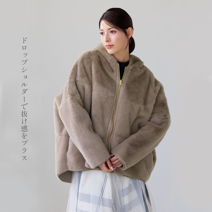 リバーシブル フェイクファー ジャケット | sankyo shokai  | 詳細画像8 