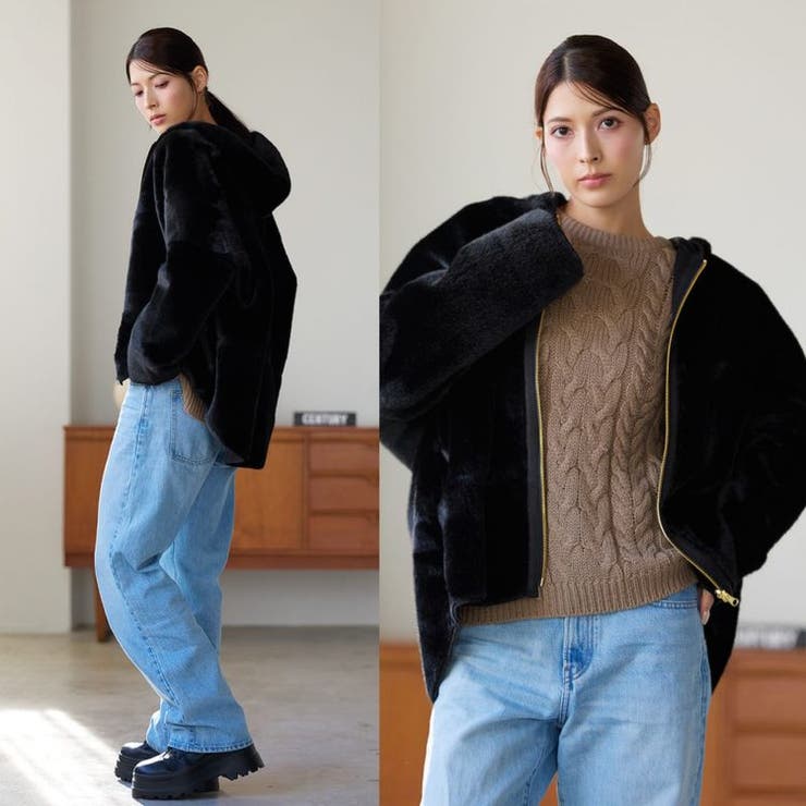 リバーシブル フェイクファー ジャケット | sankyo shokai  | 詳細画像11 