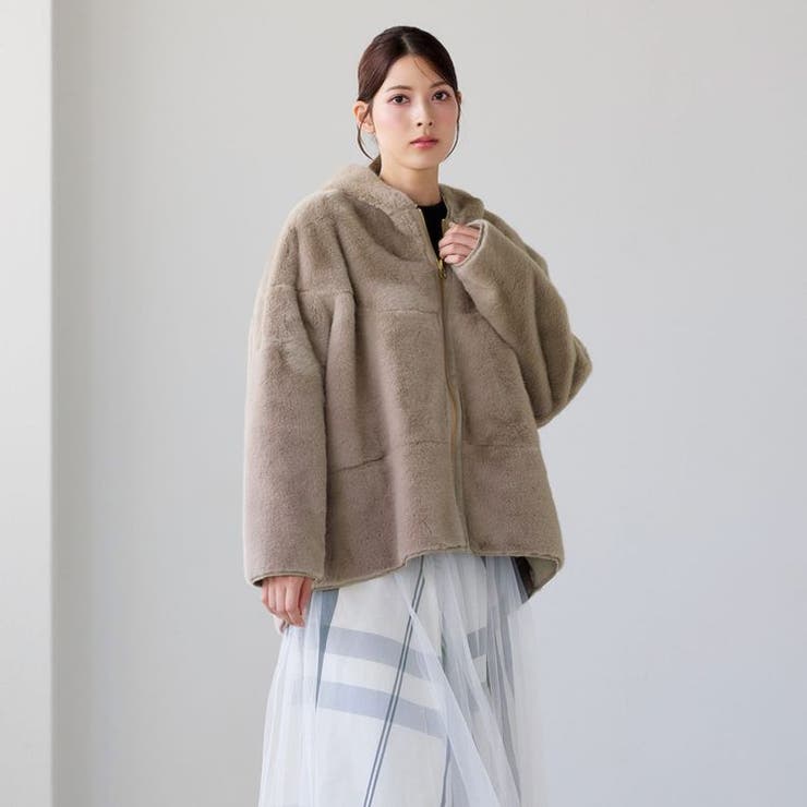 リバーシブル フェイクファー ジャケット | sankyo shokai  | 詳細画像2 