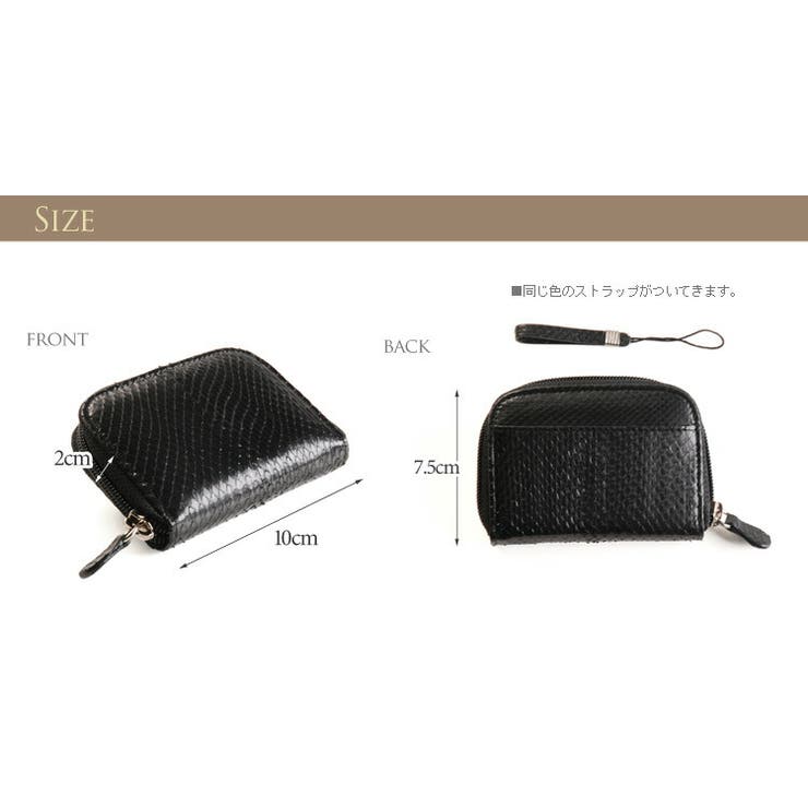 ウォーターパイソン ラウンドファスナー 小銭入れ | sankyo shokai  | 詳細画像5 