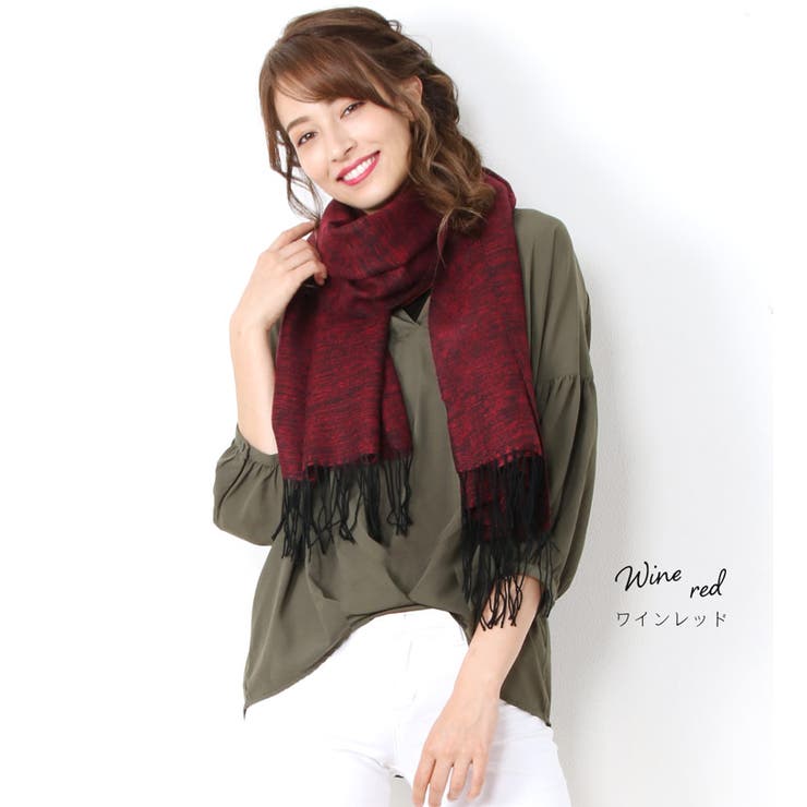 メランジ ストール 大判 | sankyo shokai  | 詳細画像8 