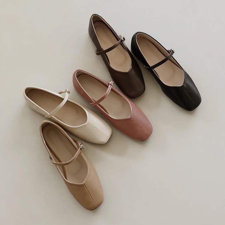 SAPPUN] Melliji メリージェーン フラットシューズ (1cm)[品番