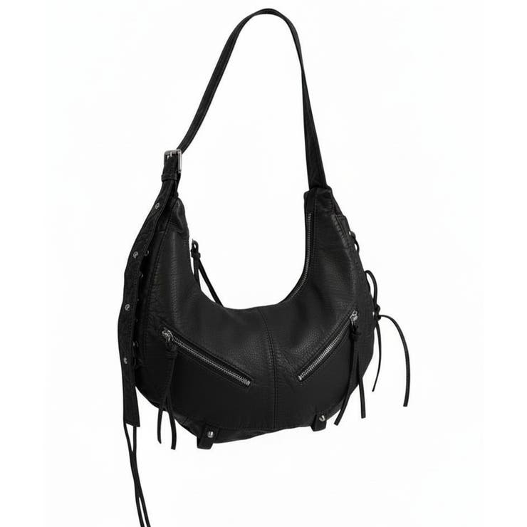 ライダースデザイン ハーフムーンショルダーバッグ | VIVID LADY | 詳細画像15 