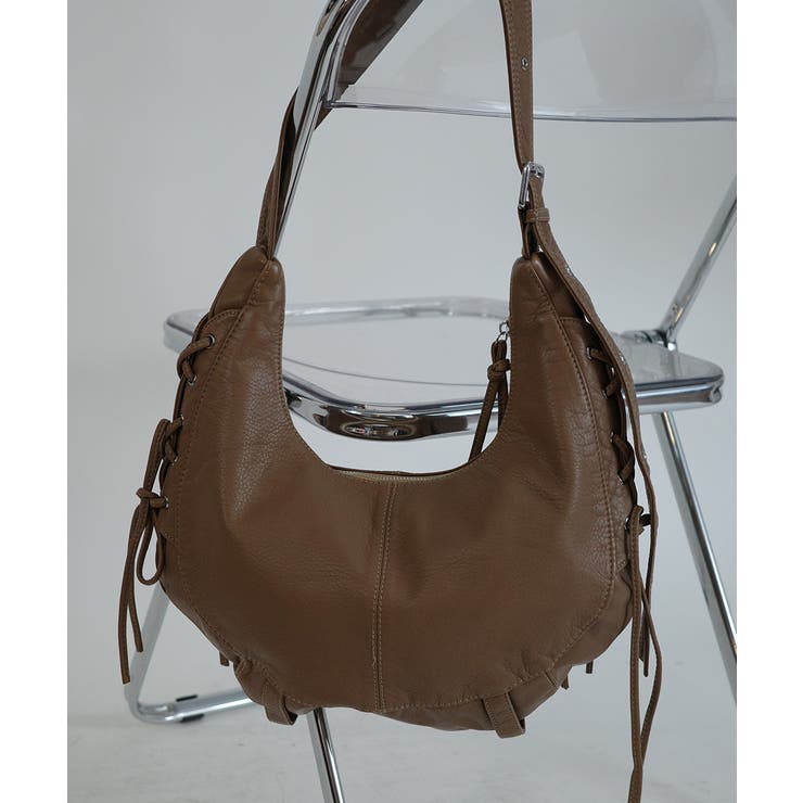 ライダースデザイン ハーフムーンショルダーバッグ | VIVID LADY | 詳細画像18 