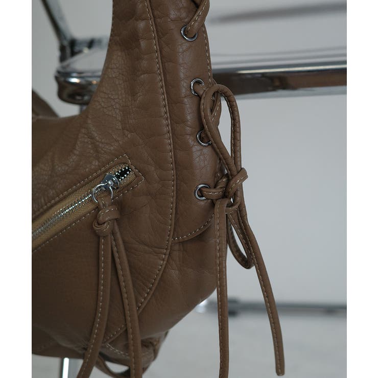 ライダースデザイン ハーフムーンショルダーバッグ | VIVID LADY | 詳細画像19 