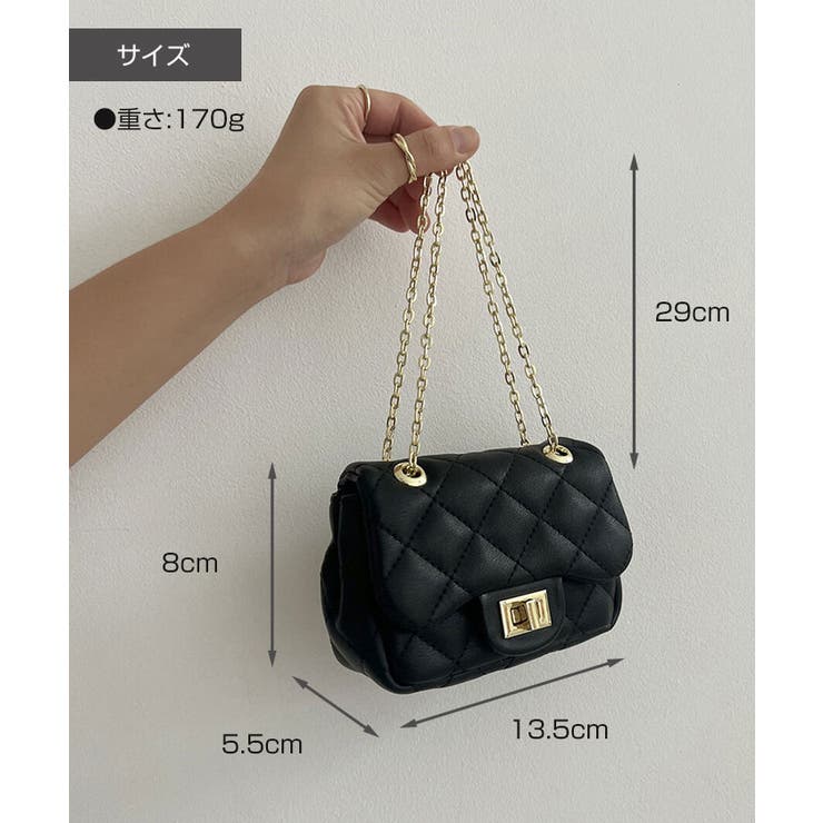 2way キルティング ミニトートショルダーバッグ[品番：KH000014144