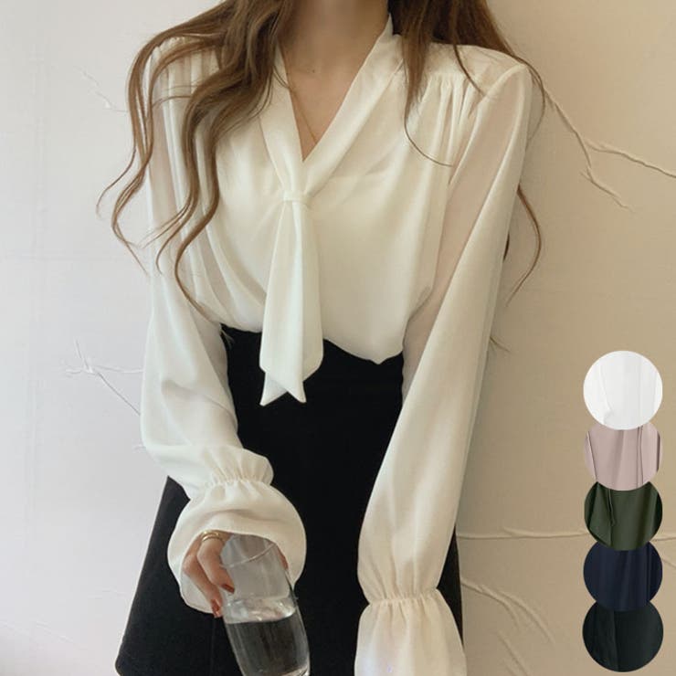 ブラウス レディース 長袖 | VIVID LADY | 詳細画像1 