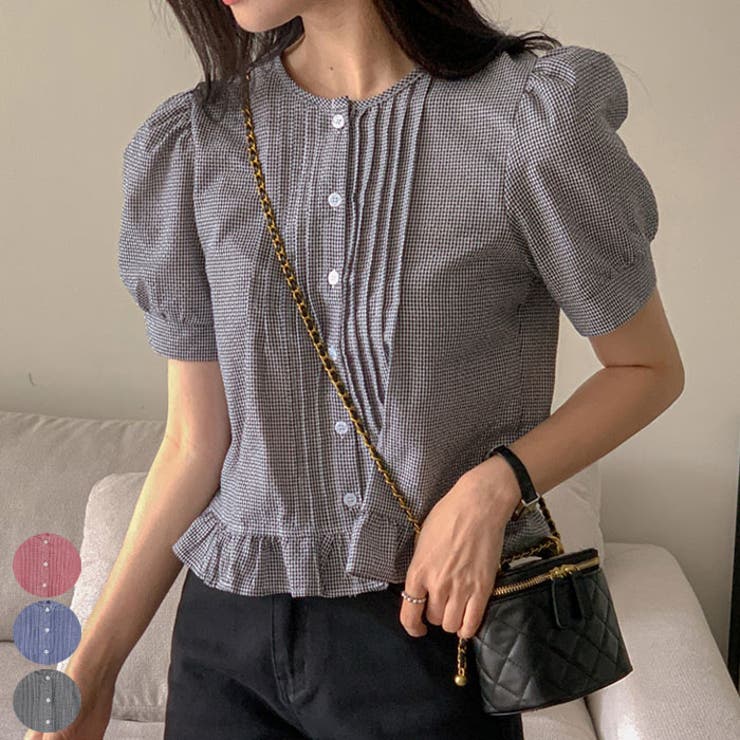 美品［STUNNING LURE ］ピンタック半袖ブラウス ピンタックブラウス | STUNNING LURE | STUNNING LURE online shop