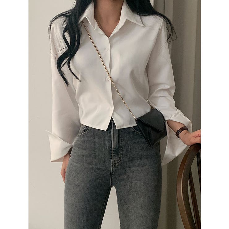 美品⭐︎ENFOLD RAMDOM SLIT BLOUSE　ランダムブラウス ENFOLD 2023SS RAMDOM SLIT BLOUSE