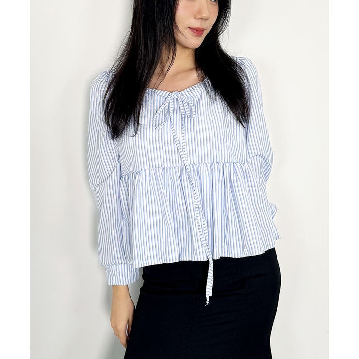 スカイブルー | ブラウス レディース トップス | VIVID LADY