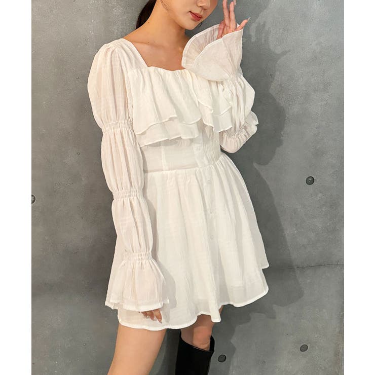 アイボリー | チュニックシャツ シャツ ブラウス | VIVID LADY