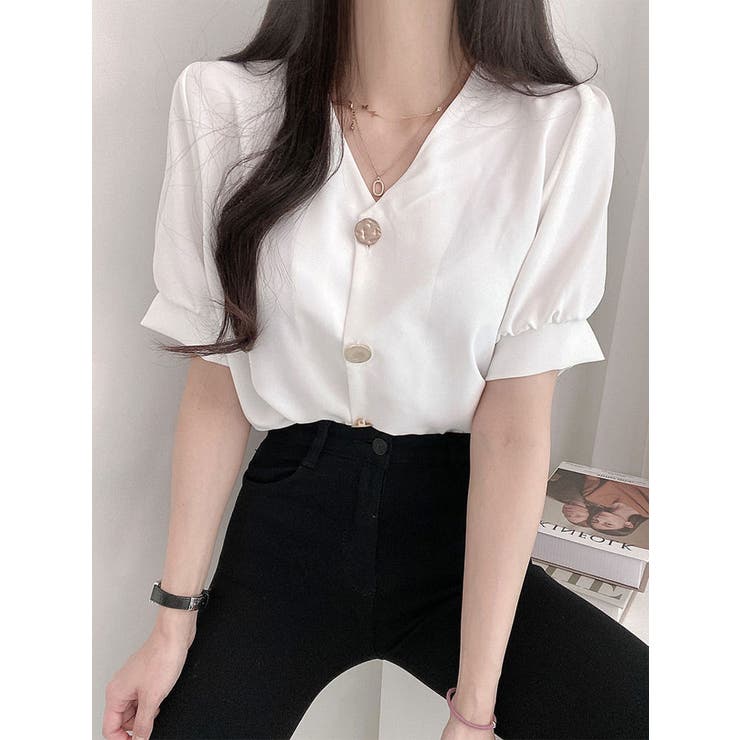 レディース ブラウス 半袖 品番 Kh Vivid Lady ビビッドレディー のレディース ファッション通販 Shoplist ショップリスト