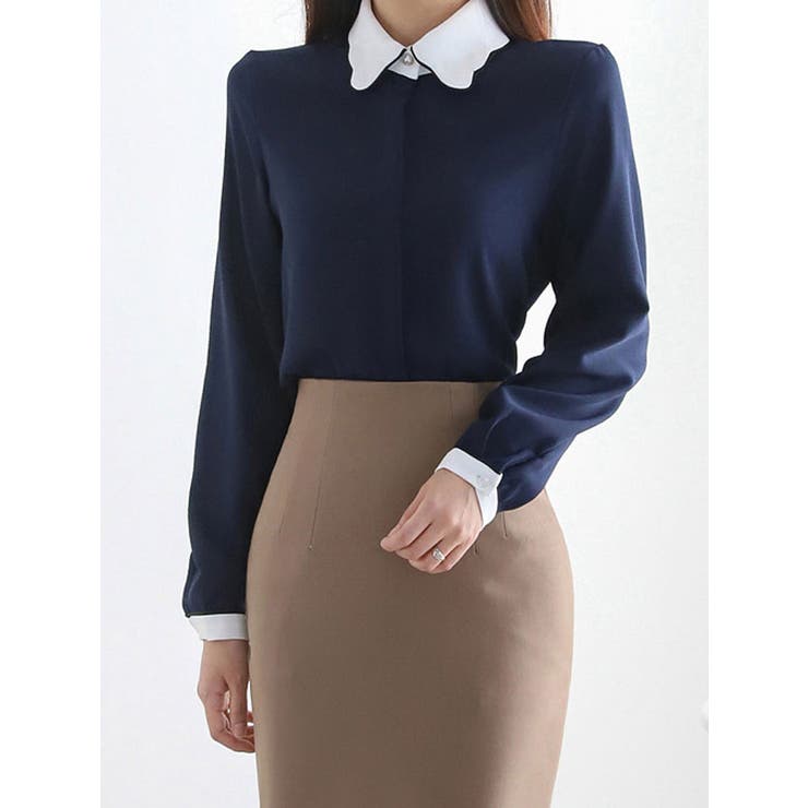 ネイビー | 上品 オフィス カジュアル | VIVID LADY