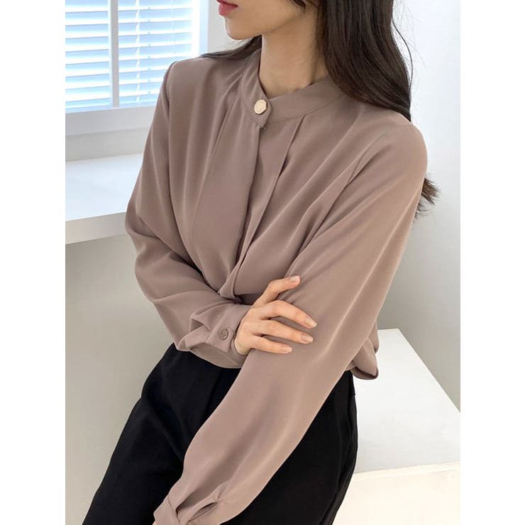 ハイネックオフィスブラウス レディース 長袖 | VIVID LADY | 詳細画像11 