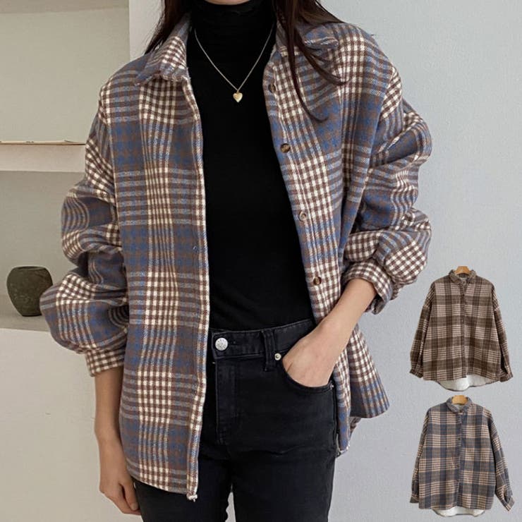 ヴィンテージの色感でポイントコーディネイトで演出可能チェック柄シャツ レディース 品番 Kh Vivid Lady ビビッドレディー のレディースファッション通販 Shoplist ショップリスト