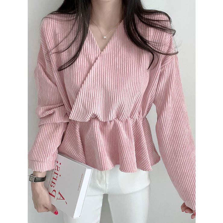 保温性良く柔らかい素材感で暖かく快適に着用可能コーデュロイブラウス レディース 品番 Kh Vivid Lady ビビッドレディー のレディースファッション通販 Shoplist ショップリスト