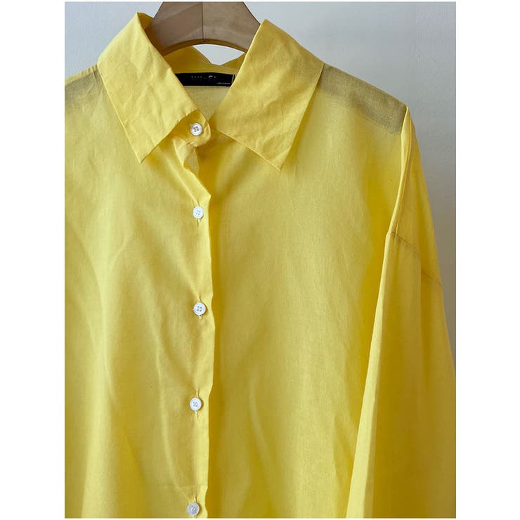 シアー袖バルーンオーバーフィットロングシャツ 長袖 全7色 | VIVID LADY | 詳細画像5 