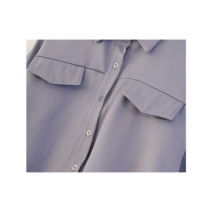 クロップド丈シャツブラウス 2way 春アウター | VIVID LADY | 詳細画像6 