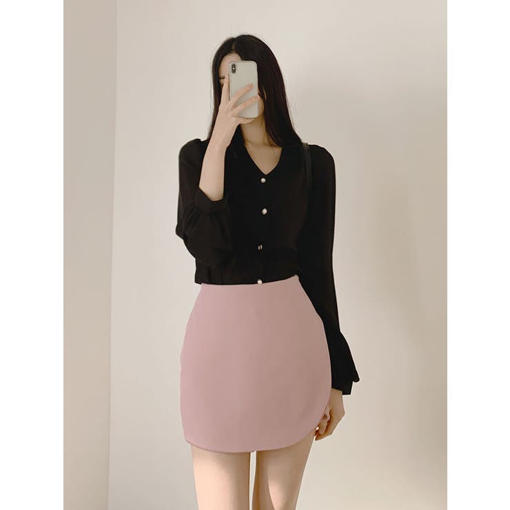 vネックシャツブラウス長袖 全4色 レディース | VIVID LADY | 詳細画像14 