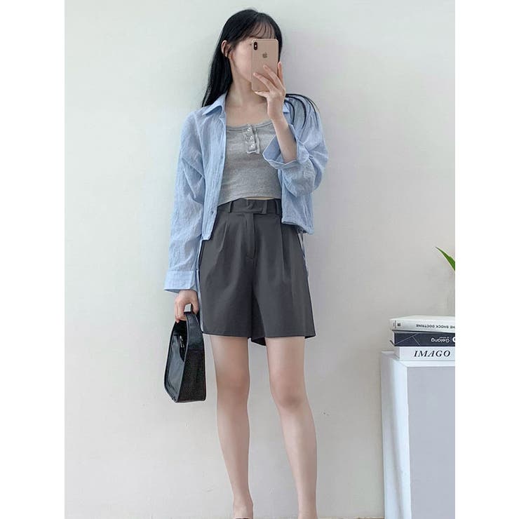 ストリング長袖シャツ 全4色 可愛い | VIVID LADY | 詳細画像20 