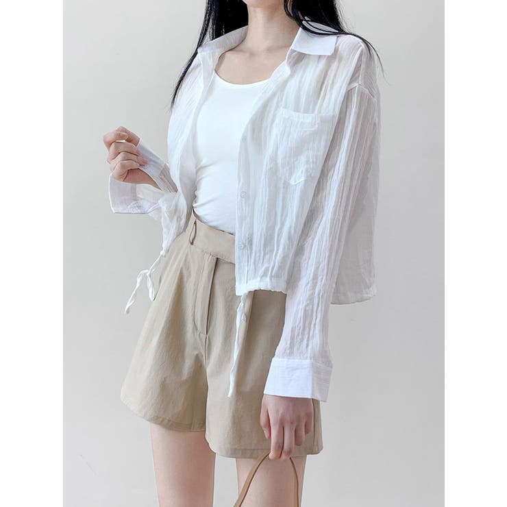 ストリング長袖シャツ 全4色 可愛い | VIVID LADY | 詳細画像9 