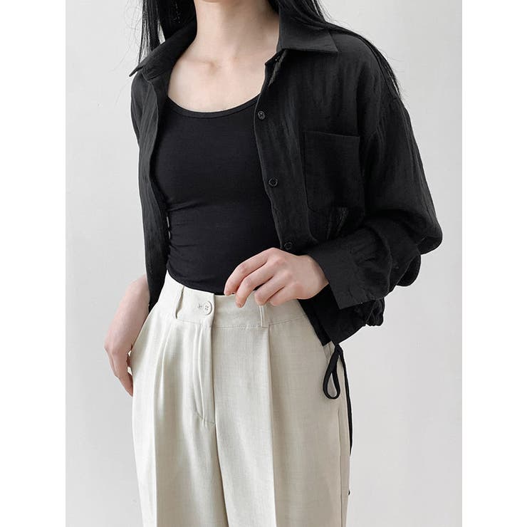 ストリング長袖シャツ 全4色 可愛い | VIVID LADY | 詳細画像12 