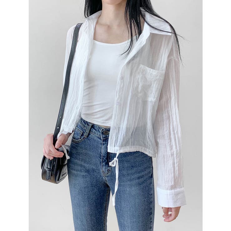 ストリング長袖シャツ 全4色 可愛い | VIVID LADY | 詳細画像13 