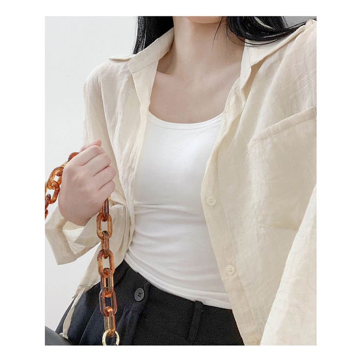 ストリング長袖シャツ 全4色 可愛い | VIVID LADY | 詳細画像16 