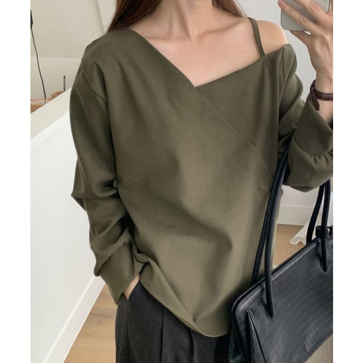 アシンメトリーオフショルダーブラウス | VIVID LADY | 詳細画像14 