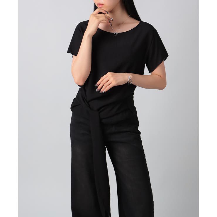 ウエストリボン付きプルオーバーブラウス | VIVID LADY | 詳細画像10 