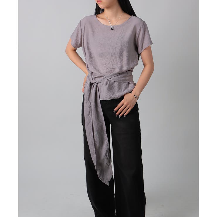 ウエストリボン付きプルオーバーブラウス | VIVID LADY | 詳細画像18 