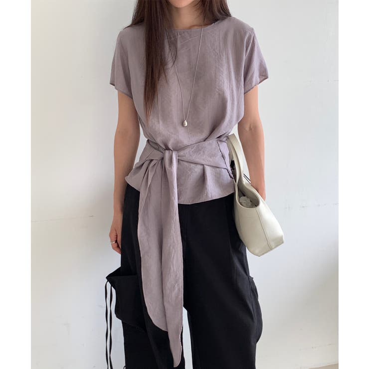 ウエストリボン付きプルオーバーブラウス | VIVID LADY | 詳細画像25 