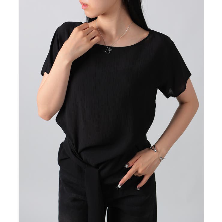 ウエストリボン付きプルオーバーブラウス | VIVID LADY | 詳細画像30 