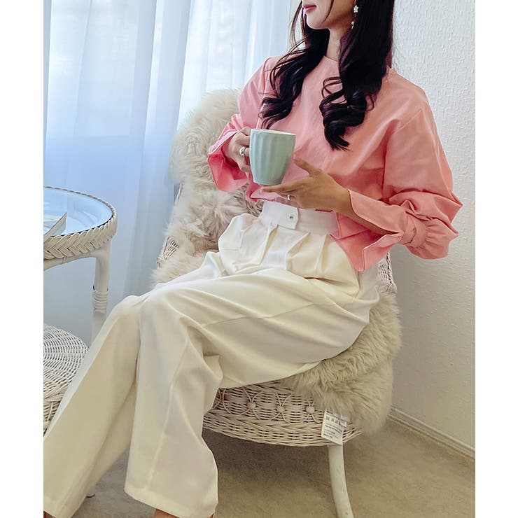 ピンク | ブラウス レディース 長袖 | VIVID LADY