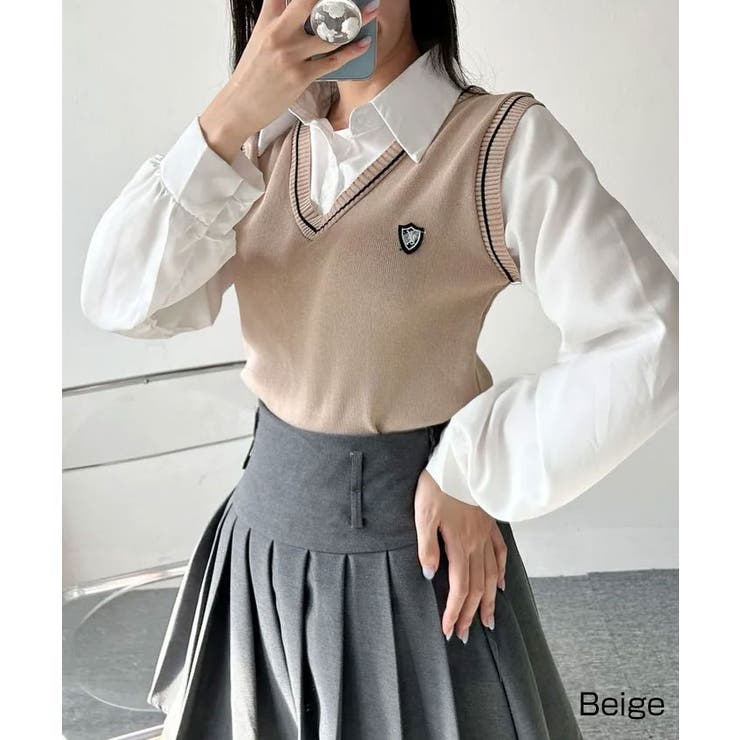 tシャツ heki ヘキ プリーツドロスト両前ベストブラウス レディース 楽天市場】ベスト ブラウス シャツ レディーストップス 長袖 2点