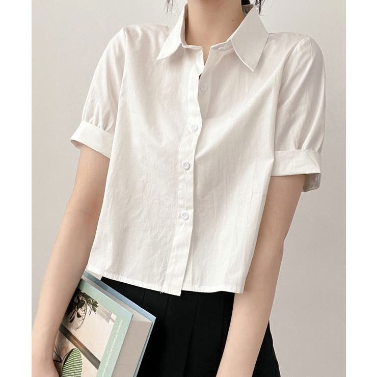 シャツ/ブラウス(半袖/袖なし) 2WAY BACKWARDS SHIRT CLEL】2Way Multi Pattern Drape Short Sleeve Shirt/2way 花柄