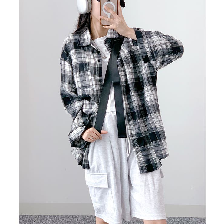 チェックシャツ レディース 長袖シャツ | VIVID LADY | 詳細画像7 