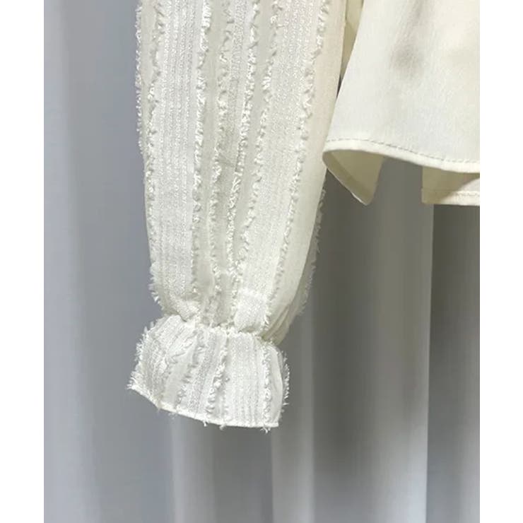 レイヤード風 シャーリングペプラムトップス | VIVID LADY | 詳細画像13 